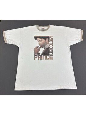 Rare Vintage Y2K Prince Musicology RNB Tee Live Ringer Album Tour Concert XL